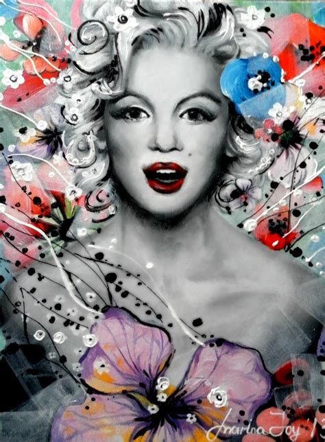 Joy of Art by Marina Joy: ORIGINAL MARILYN MONROE PAINTING BY MARINA JOY