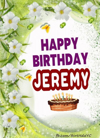 Happy Birthday Jeremy images gif | Birthday Greeting | birthday.kim