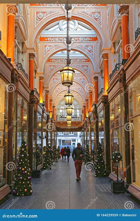 Royal Arcade Christmas editorial stock image. Image of decoration ...