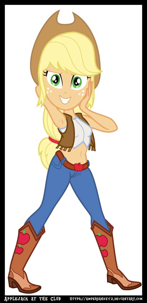 Applejack at the Club by AmpersandXYZ on DeviantArt