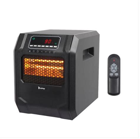 Portable1500W Remote Control Electric Digital Quartz Infrared Space Dual Heater | eBay