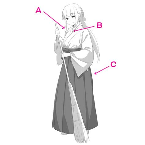 Drawing traditional Japanese clothing – Miko “shrine maiden” edition! - Anime Art Magazine