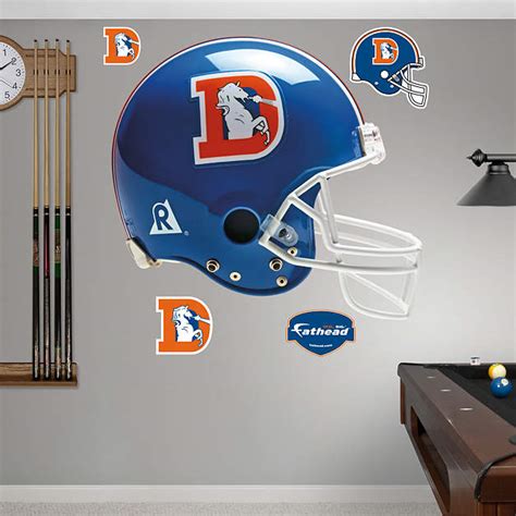 Denver Broncos Throwback Helmet Wall Decal | Shop Fathead® for Denver ...