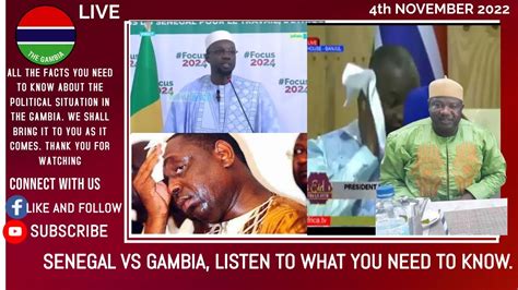 SENEGAL VS GAMBIA, LISTEN TO WHAT YOU NEED TO KNOW. - YouTube