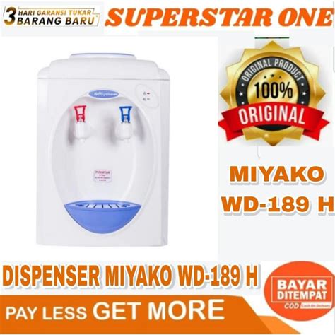 Jual Dispenser Miyako 2 fungsi Miyako WD-189 H Hot | Shopee Indonesia