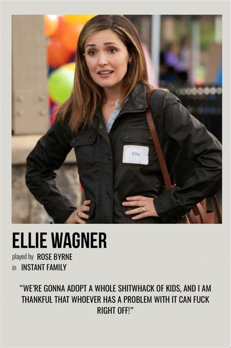 ellie wagner | Movie character posters, Movie covers, Tv icon