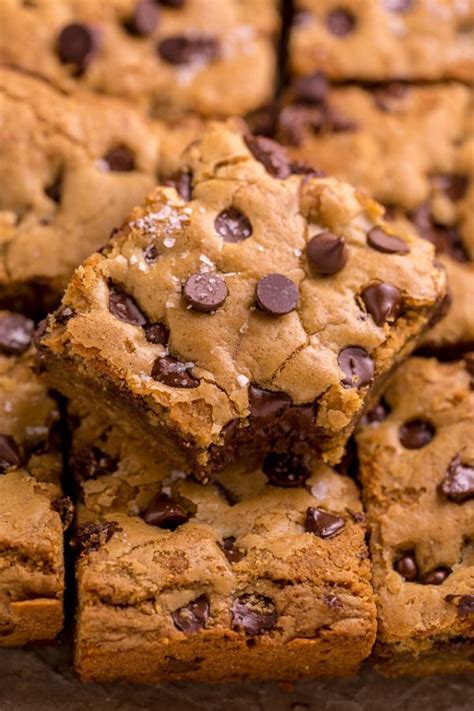 Easy Chocolate Chip Cookie Bars - Baker by Nature