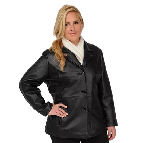 Plus Size Excelled Leather Jacket