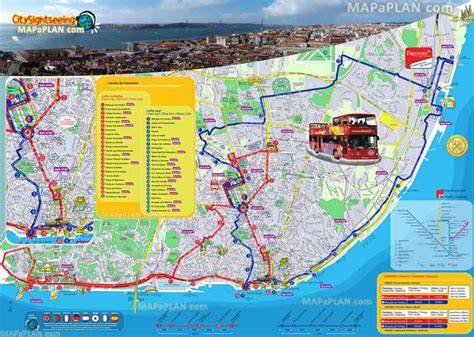 Lisbon maps - Top tourist attractions - Free, printable city street map ...