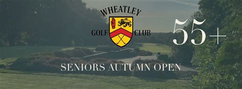 Seniors Autumn Open Day | August 31st | Tee Times 08:00 - 16:00 ...