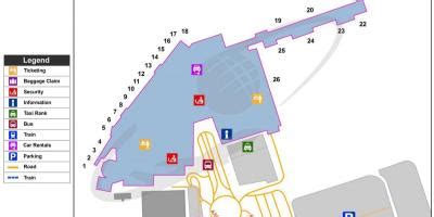 Luton airport map - Airport of Luton (England)