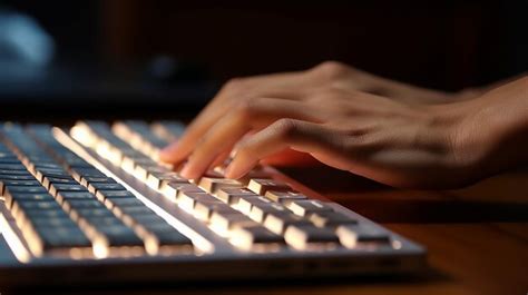 Premium Photo | A Typing Hands On The Laptop Computer