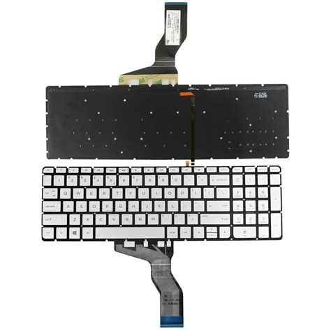 Backlit Keyboard HP Pavilion 15-au 15-au000 15t-au 15t-au series Silver US JF01 - Walmart.com ...