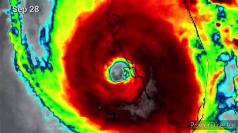 Hurricane Ian Satellite Imagery - YouTube