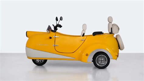 Lampago Electric Trike with a top speed of 28mph and retro design announced in Europe - Gizmochina