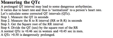 QT Interval Corrected Measurement