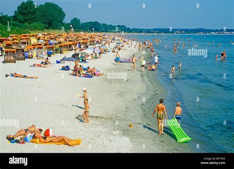 seaside resort Scharbeutz, Baltic Sea Coast, Schleswig-Holstein ...