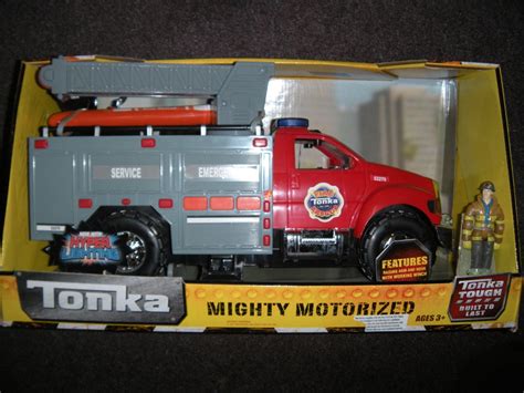 NIB! TONKA MIGHTY MOTORIZED FIRE RESCUE EMERGENCY TRUCK | eBay