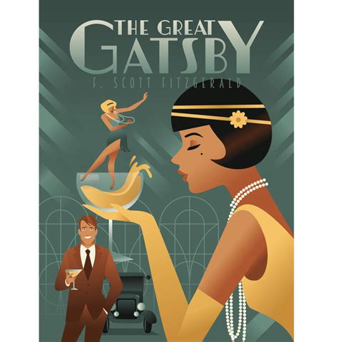 Book Cover The Great Gatsby | Domestika