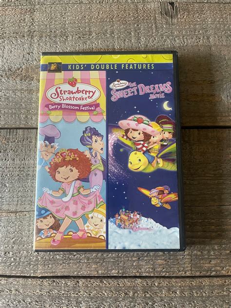 Strawberry Shortcake DVD // Double Feature // Berry Blossom Festival & the Sweet Dreams Movie - Etsy