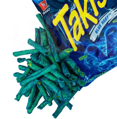 Takis BLUE HEAT Chili Pepper and Lime tortilla chips 9.9oz (280gm) - Chile Mojo