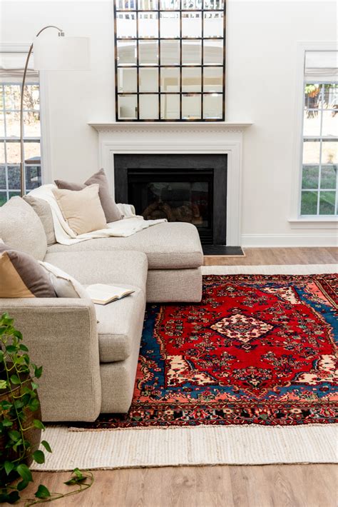 15 Layer Rugs In Living Room Design - DHOMISH