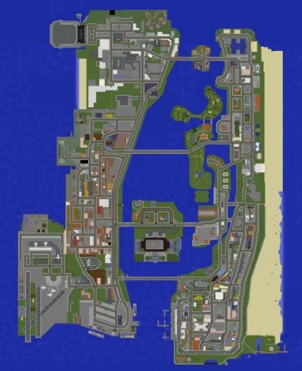 Gta 1 Vice City 3d Map Download Free 3d Model By