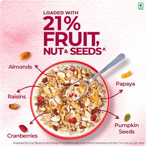 Kellogg's® Muesli 21% Fruits, Nuts & Seeds Multigrain Cereal