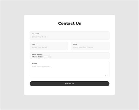 Bootstrap Form Input Template – pulp