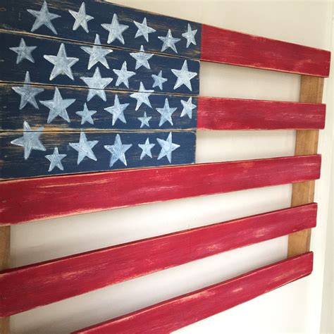 American Flag Rustic Home Decor