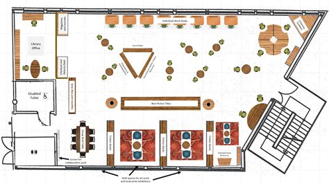 Home Library Floor Plan Layouts