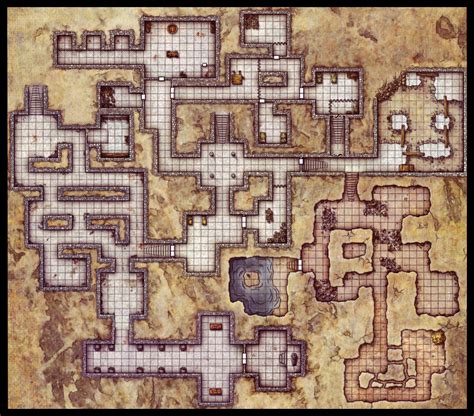 Crypt Map Dd in 2020 (With images) | Adventure rpg, Map, Dungeon maps