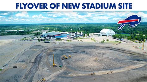 Drone shots of construction at the New Highmark Stadium! | Buffalo Bills