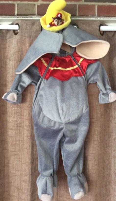 Disney Dumbo Elephant Halloween Costume Bunting Infant Baby 12 Months Warm Zips | Elephant ...