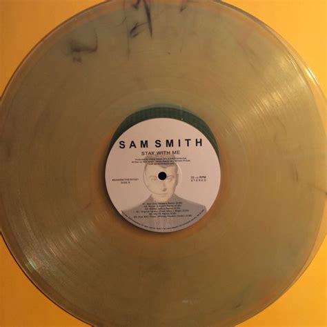 Sam Smith - Stay With Me (2014, Clear, Vinyl) | Discogs