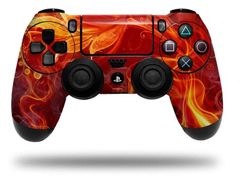 Vinyl Skin Wrap for Sony PS4 Dualshock Controller Fire Flower (CONTROLLER NOT INCLUDED ...