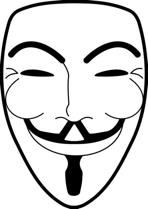 Guy Fawkes mask - Openclipart