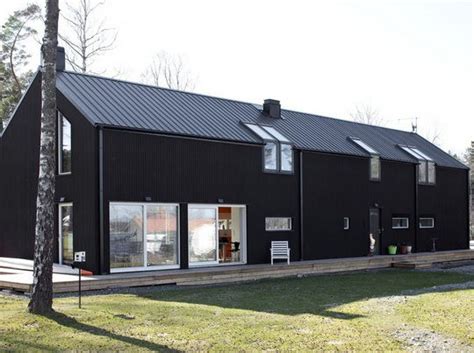 There's a black barn in the Swedish archipelago. And it is definitely ...