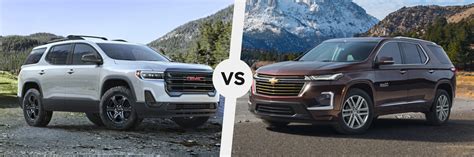 2023 Chevy Traverse vs. 2023 GMC Acadia | Jim Tubman Chevrolet