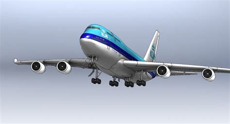 Boeing 747 3D model | CGTrader