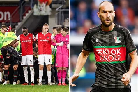 All Goals | Bas Dost collapses on pitch as Eredivisie game suspended ...