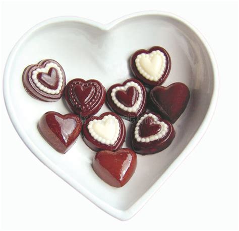 Valentine heart chocolates stock photo. Image of home, white - 400148