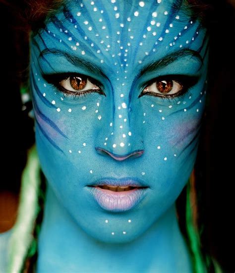 Avatar | Face painting halloween, Alien makeup, Face painting designs