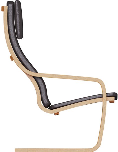 BIM object - Poang Armchair - IKEA | Polantis - Free 3D CAD and BIM objects, Revit, ArchiCAD ...