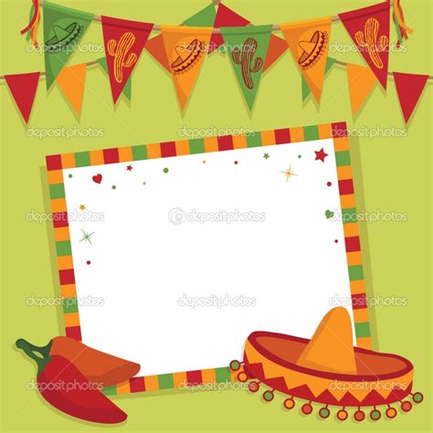 Mexican Fiesta Invitations Templates | Party invite template, Mexican ...