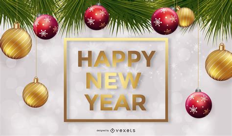 New Year Vector Background Design Element 1 Vector Download