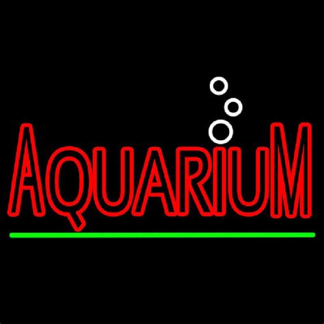 Custom Red Aquarium Green Line Neon Sign USA – Custom Neon Signs Shop ...