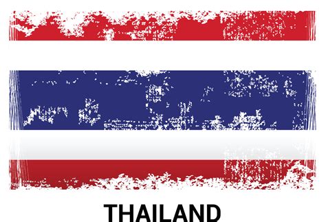 Thailand flag design vector 14178847 Vector Art at Vecteezy