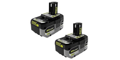 Score a pair of RYOBI ONE+ 6Ah batteries for $139 (New low, save 50%)