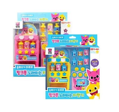 PINKFONG BABY SHARK Family Sound Mini Vending Machine Kids Toy - Random ...